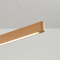 Meilleure vente de suspension nordique en bois suspendue au plafond pour hôtel salon pour restaurants