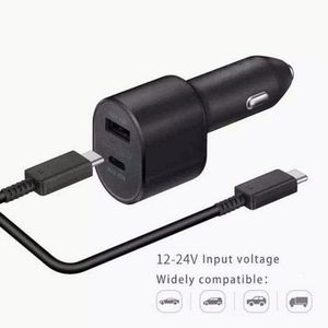 ที่ชาร์จในรถยนต์ USB C 45W 5A ชาร์จเร็วพิเศษ PD ช่องคู่ 45W 15W TYPE C สำหรับ Samsung EP-L5300 - Product Image 2