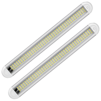 TELLIKA 2PCS 12V 36V Tube lumineux universel de type 120 LED pour camping-car avec cordon d'extension
