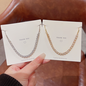 Ánh Sáng Sang Trọng Niche Tinh Tế Siêu <span class=keywords><strong>Flash</strong></span> Zircon Vòng Đeo Tay Đa Năng Tính Khí Cao Cấp Thiết Kế Ý Giác Kéo Loại Tay Đồ Trang Sức - Product Image 3