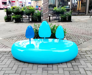 Y070 Chaise et banc en fibre de verre personnalisés pour crème glacée et bâtonnets de glace, résistants aux intempéries, en PRV, pour hôpitaux, hôtels, gymnases et centres commerciaux – Vente chaude - Product Image 1