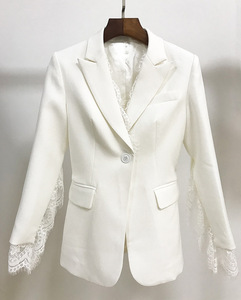سترة فاخرة للحفلات للنساء ملابس النادي بزر واحد على طراز V-neck كوري ضيق مناسب جاكيت رسمي ملابس خارجية - Product Image 6