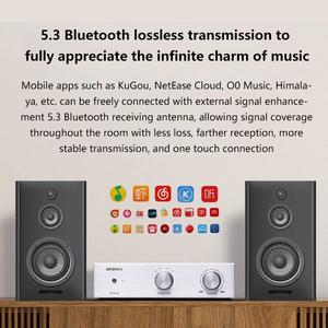 Amply công suất cao BRZHIFI PA-425 sử dụng chip Sanyo, công suất 130W, chất lượng âm thanh cao, hỗ trợ Bluetooth 5.3, dành cho máy tính để bàn gia đình. - Product Image 3