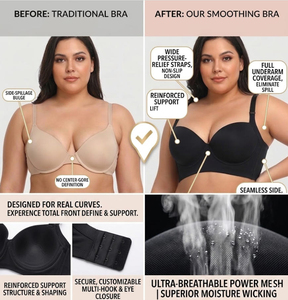 <span class=keywords><strong>Reggiseno</strong></span> <span class=keywords><strong>Modellante</strong></span> a Compressione Forte Hygieia, Minimizzatore Anti-Grasso Schiena, Senza Ferretto, per Donne Curvy, Taglie Forti, con Supporto - Product Image 4