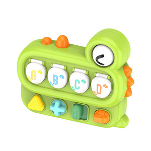 Boîte à mécanismes transfrontalière en plastique pour bébé, avec puzzle <span class=keywords><strong>dinosaure</strong></span> et jeu cache-cache, pour l'éveil éducatif et la reconnaissance des couleurs, à base de causalité - Product Image 5