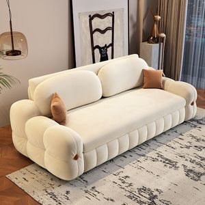 Modern Minimalist <strong>Sofa</strong> <strong>Bed</strong> Buttery Style Folding <strong>Sofa</strong> <strong>Bed</strong> Pull-out Velvet <strong>Sofa</strong> <strong>Bed</strong> - Product Image 3