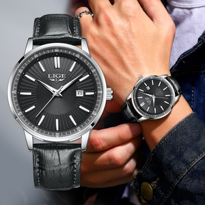 Relojes de Cuero LIGE LG89280 a <span class=keywords><strong>Precio</strong></span> de Mayoreo, Relojes de Vestir Analógicos de Lujo a Prueba de Agua para Hombre, Relojes Luminosos para Hombre + Caja - Product Image 5