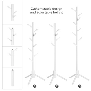 Hippimic — porte-vêtements en bois massif moderne, pour suspendre les chapeaux, gagner de l'espace - Product Image 3