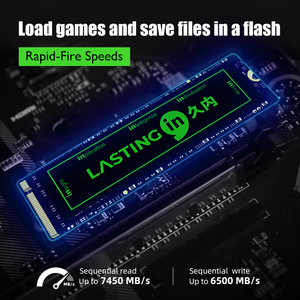LASTINGINスーパー高速7450Mbps M2 NVME PCIe Gen4 512GB 1テラバイト2テラバイト4テラバイト<span class=keywords><strong>SSD</strong></span>ハードディスクラップトップおよびデスクトップ用 - Product Image 4