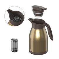 Bouilloire isolée en acier inoxydable de thé de café de voyage portatif avec le logo fait sur commande