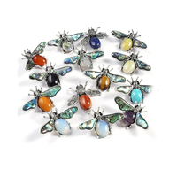 Pendentif volant en pierre Offre Spéciale, breloques en pierre de cristal pour la fabrication de bijoux collier à faire soi-même