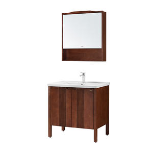<strong>Retro</strong> <strong>Style</strong> High Performance Chinese Made <strong>Bathroom</strong> Vanity Cabinet with Sink Wall Mounted Low Price and High Quality - Product Image 5
