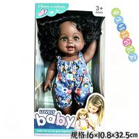 Vente en gros de poupées noires africaines de 12 pouces, poupées de mode, poupées réalistes, poupées reborn, figurines en vinyle, jouets en peluche
