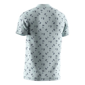 เสื้อยืดซับลิเมชั่นโลโก้แบบกำหนดเอง เสื้อยืดแขนสั้นฤดูร้อน เสื้อยืดกีฬาผู้ชายแบบกำหนดเอง เสื้อโปโลคอตั้งแบบซิป - Product Image 2