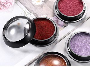 Poudre miroir pour ongles en chrome métallique, 12 couleurs, 9 g, ensemble de pigments brillants pour la décoration des ongles professionnelle - Product Image 2