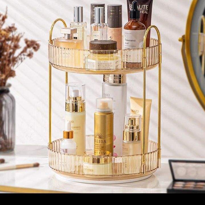 2 tier golden rotating