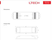 Module de gradation PWM LTECH DALI/DMX vers 0-10V, contrôleur LED 4 canaux, gradateurs de contrôle d'éclairage