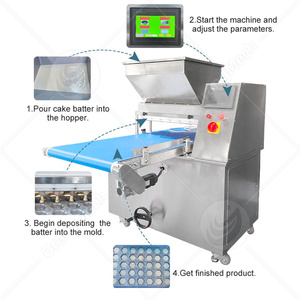 เครื่องทำคัพ<span class=keywords><strong>เค้ก</strong></span>อัตโนมัติ ORME เครื่องหยอดไส้<span class=keywords><strong>เค้ก</strong></span> <span class=keywords><strong>ช็อกโกแลต</strong></span> บราวนี่ อุปกรณ์ทำเค้ก มัฟฟิน - Product Image 3