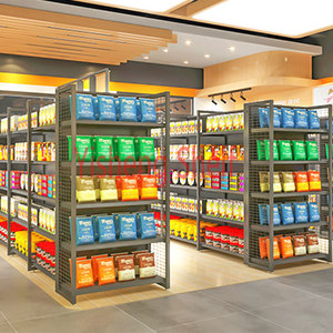 Giá đỡ siêu thị tùy chỉnh yisheng kệ trưng bày một mặt hoặc hai mặt để sử dụng cho cửa hàng nói chung - Product Image 2