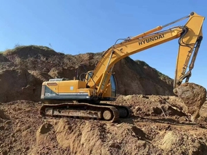 Excavatrice sur chenilles hydraulique Hyundai 225LC-9T d'occasion d'origine coréenne, matériel de construction, excavatrice d'occasion Hyundai 225 215 220 - Product Image 2