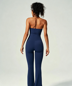 Tuta da Yoga Senza Cuciture in Nylon e Spandex per Donna, Adatta per Fitness, Jogging e Attività Quotidiane all'Aperto - Product Image 2