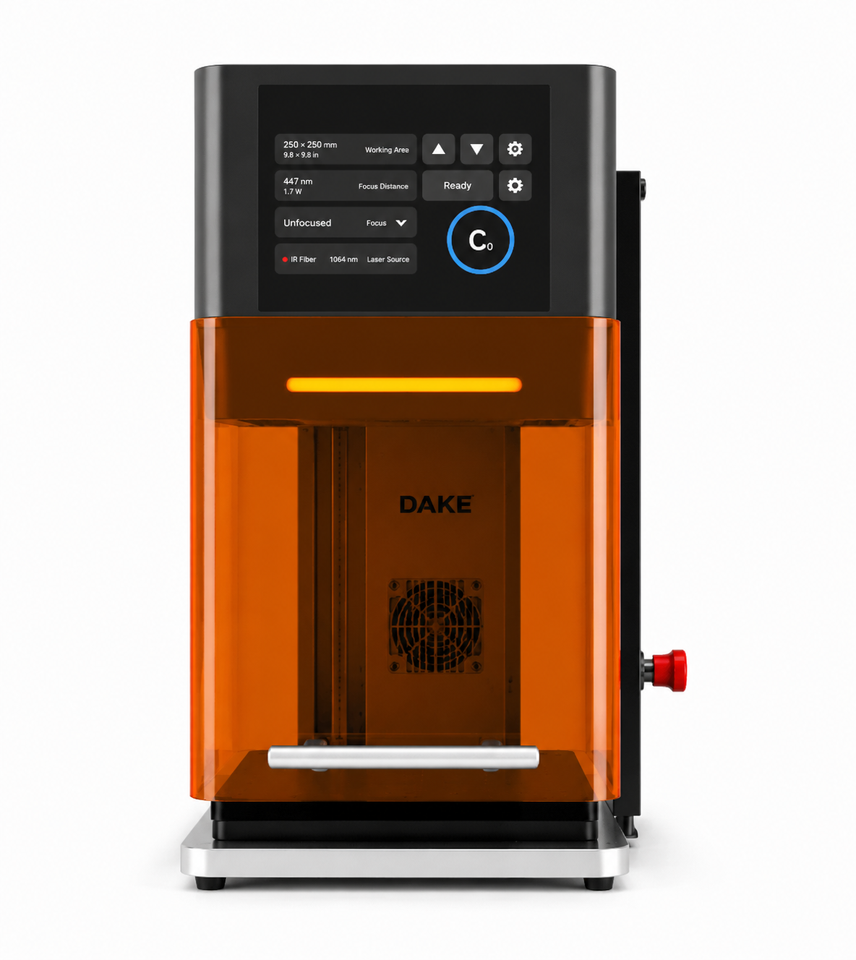 New Dual Light Source Fiber Laser Marking Machine for Wood/MDF/Paper ...