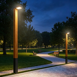 Lampe de jardin électrique LED moderne et minimaliste, étanche IP65, pour aménagement paysager, à fixer sur un poteau, 1/2/3/4/5 m - Product Image 2