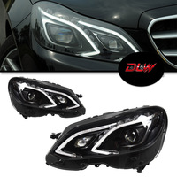 Ensemble de phares LED pour Mercedes Benz Classe E W212 2010-2015, mise à niveau de l'ancien au nouveau, DRL, clignotant