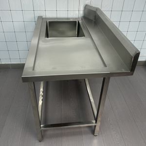 Victory อ่างล้างจานสแตนเลสแบบเดี่ยวพร้อมท่อระบายน้ำอุปกรณ์ครัวอ่างละลายน้ำแข็งสำหรับห้องแล็บผลิตจากจีน - Product Image 6