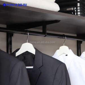 Итальянский настенный шкаф-купе из искусственного дерева, роскошный, современный, белый/черный, экономия пространства, 2,4 м, для дома - Product Image 5