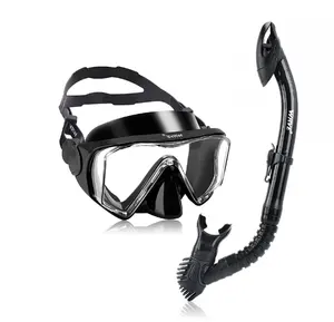Hot sale high quality unisex full face mask diving snorkel set free diving equipment