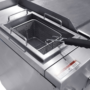 Газовая плита ICARE EATZ HFMX-1830 из высококачественной нержавеющей стали, 72 дюйма, 4 конфорки, <span class=keywords><strong>24</strong></span>-дюймовая плоская гриль-плита, 12-дюймовая саламандра с одной корзиной - Product Image 4