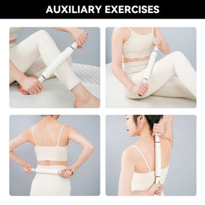 BLOOM Long <span class=keywords><strong>Massage</strong></span> Yoga Stick EVA Rolling Stick Terapia <span class=keywords><strong>Body</strong></span> Shoulder <span class=keywords><strong>Massage</strong></span> Stick Yoga Roller Muscle Massager - Product Image 5