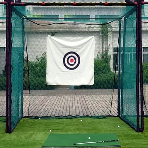 En gros Usine Extérieure Portable Aides à L'entraînement De Golf Golf Net Cage Practice Cible Filet de Pratique