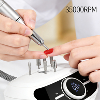 Moteur à balais de charbon pour perceuse à ongles de bureau, 35000 tr/min, faible bruit, machine électrique de manucure, perceuse à ongles