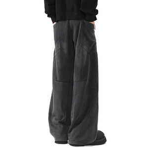 <span class=keywords><strong>Pantaloni</strong></span> da <span class=keywords><strong>Uomo</strong></span> Personalizzati Stile Y2k, Gamba Larga, Lavaggio Acido, Vita Elastica <span class=keywords><strong>con</strong></span> Coulisse, <span class=keywords><strong>Pantaloni</strong></span> Sportivi <span class=keywords><strong>con</strong></span> <span class=keywords><strong>Tasche</strong></span> - Product Image 4