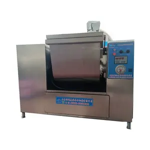 Commercial supplier price horizontal bread pizza flour vacuum dough mixer mixing kneading machine for sale