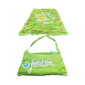 Cotton beach towel bag tote bags custom print large towels