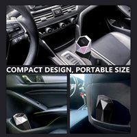 Poubelle de voiture et boîte de rangement multifonctionnelle Cycle Tree en ABS - Mini porte-gobelet créatif pour bureau avec organisateur de sac de siège