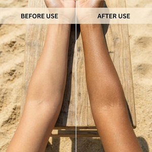 Gel bronzant hydratant en gros pour usines OEM/ODM, contenant une mélange d'<span class=keywords><strong>huile</strong></span> de carotte et de noix de coco, et des vitamines A et E - Product Image 4