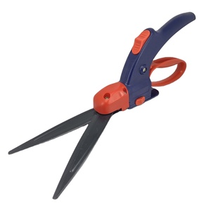 Cisaille à gazon manuelle Kwang Hsieh 360 degrés avec poignée en ABS, lame en acier au carbone moyen, rouge/noir, largeur de coupe 7,5 cm - Product Image 1