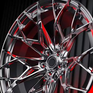 Jantes forgées Performance 5x120 pour BMW E30 E34 E36 E90, jantes de 18 pouces pour voiture de tourisme, design échelonné, finition usinée argentée - Product Image 1