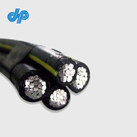 Cable de Aluminio Preensamblado de 10, 16, 25, 35, 50, 70, 95, 120 mm², Precio del Cable de Aluminio LV ABC para Argentina, 70 o 90 Grados