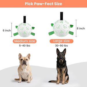 Interactive <strong>Dog</strong> Toys Soccer <strong>Ball</strong> Light up Interactive Funny <strong>Glow</strong> <strong>in</strong> <strong>the</strong> <strong>Dark</strong> <strong>Dog</strong> Football Toy with Strap Puppy Birthday Gifts - Product Image 3