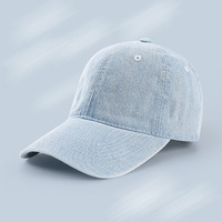 Casquette de baseball rétro en jean délavé souple et non structurée, style vintage, 6 panneaux, unisexe, en coton, pour le sport ou le quotidien – Meilleure vente