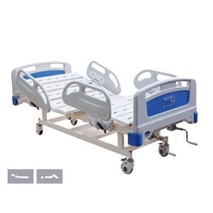 Équipement d'hôpital manuel, dispositif à télécommande centrale, 2 pédalier, lit d'hôpital, manuel - Product Image 5