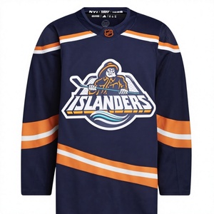 Jersey de hockey sobre hielo de los N.Y. Rangers para hombre, suéter azul marino con cuello en V y manga larga con nombre del equipo - Product Image 3