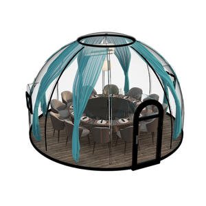 PC Star Room Shake Sound Net Red Restaurant Bubble House Outdoor Homestay Catering Transparent Aluminum Spherical Tent Mai Huan - Product Image 6