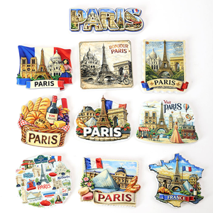 Imanes de Refrigerador de Resina Modernos Personalizados de Diseño Francés, Impresos en 3D con Materiales Ecológicos, Formas Rectangulares Personalizables - Product Image 2