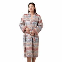 Peignoir personnalisé avec logo, en polaire, confortable et léger, pour les voyages et la vie quotidienne, style enveloppant pour adultes, adapté à toutes les saisons